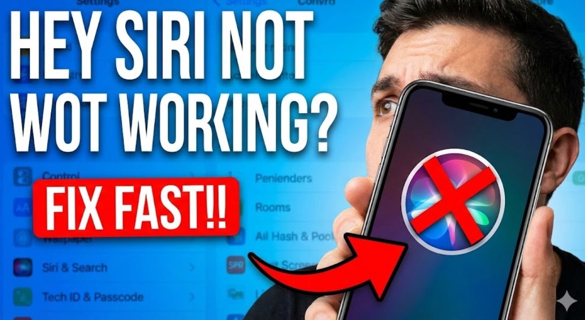 HEY SIRI NOT WORKING