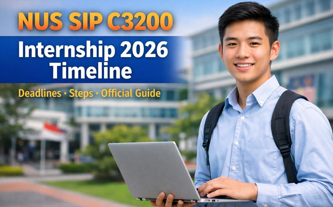 NUS SIP C3200 Internship 2026 Timeline