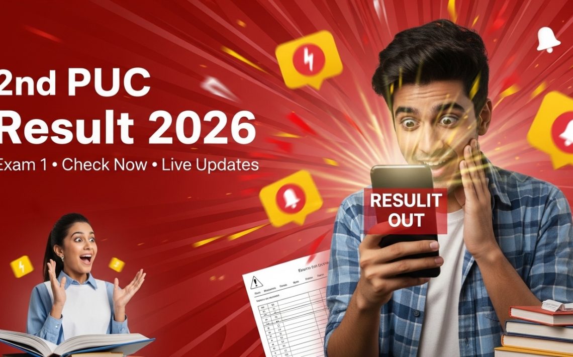 2nd PUC Result 2026 Exam 1