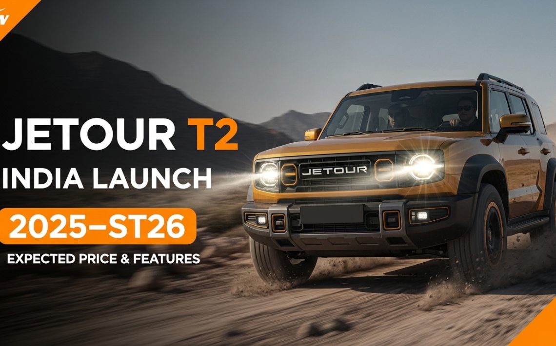 JSW Jetour T2 India Launch Date