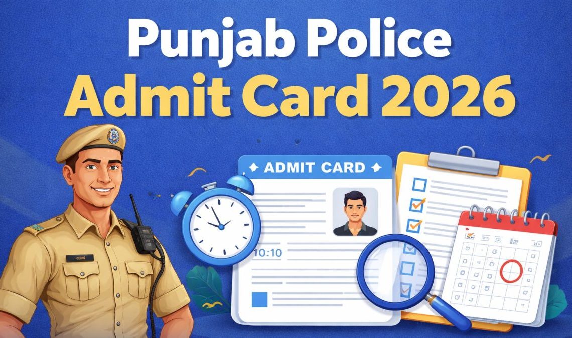 Punjab Police Constable 2026 Admit Card download page